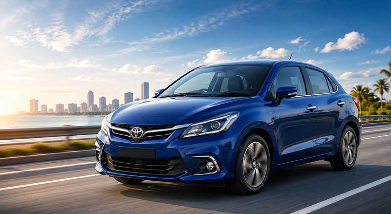  Toyota Glanza Car Rental in Chennai